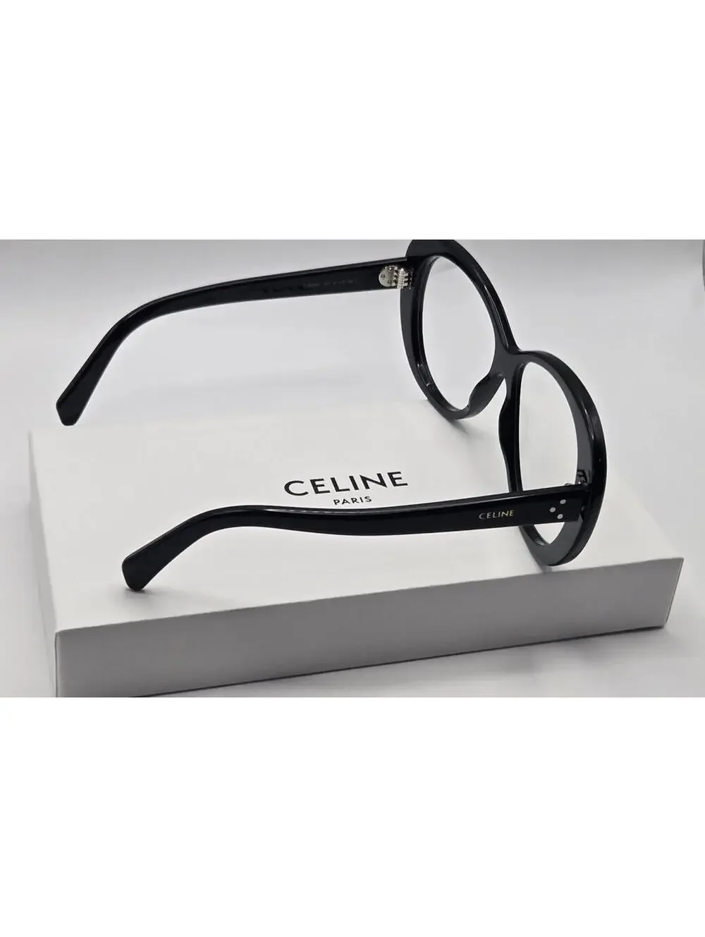 Authentic CELINE Paris CL50150I 3 Dots Eyeglasses, Black 57-13-140 Eyewear Italy